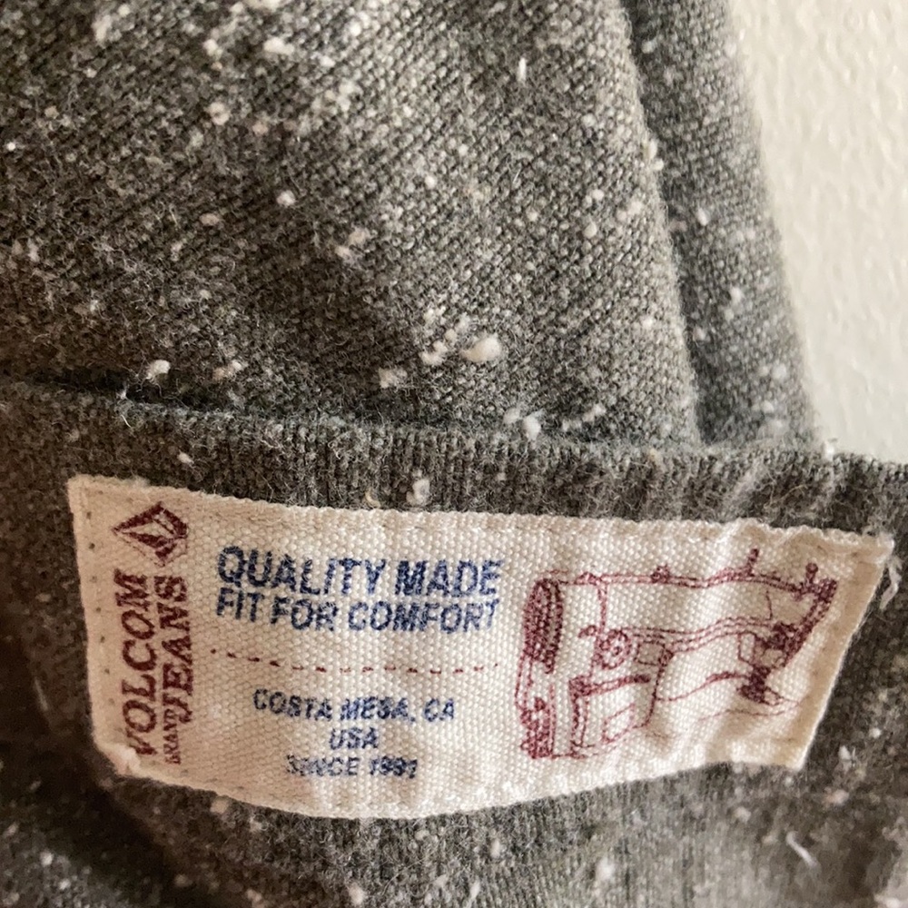 Volcom Gray Warm Button Down Skateboarding Shirt … - image 7